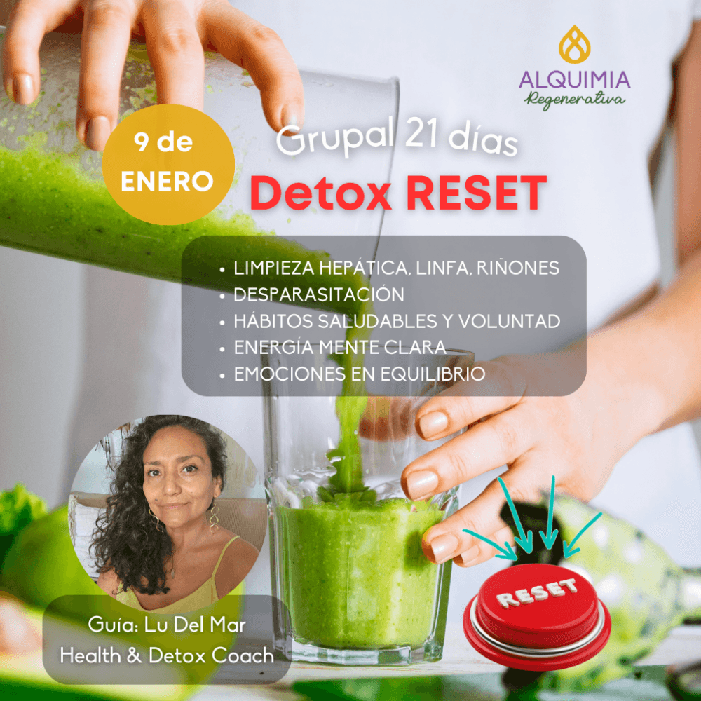 9/1 DETOX RESET Grupal 21 Días