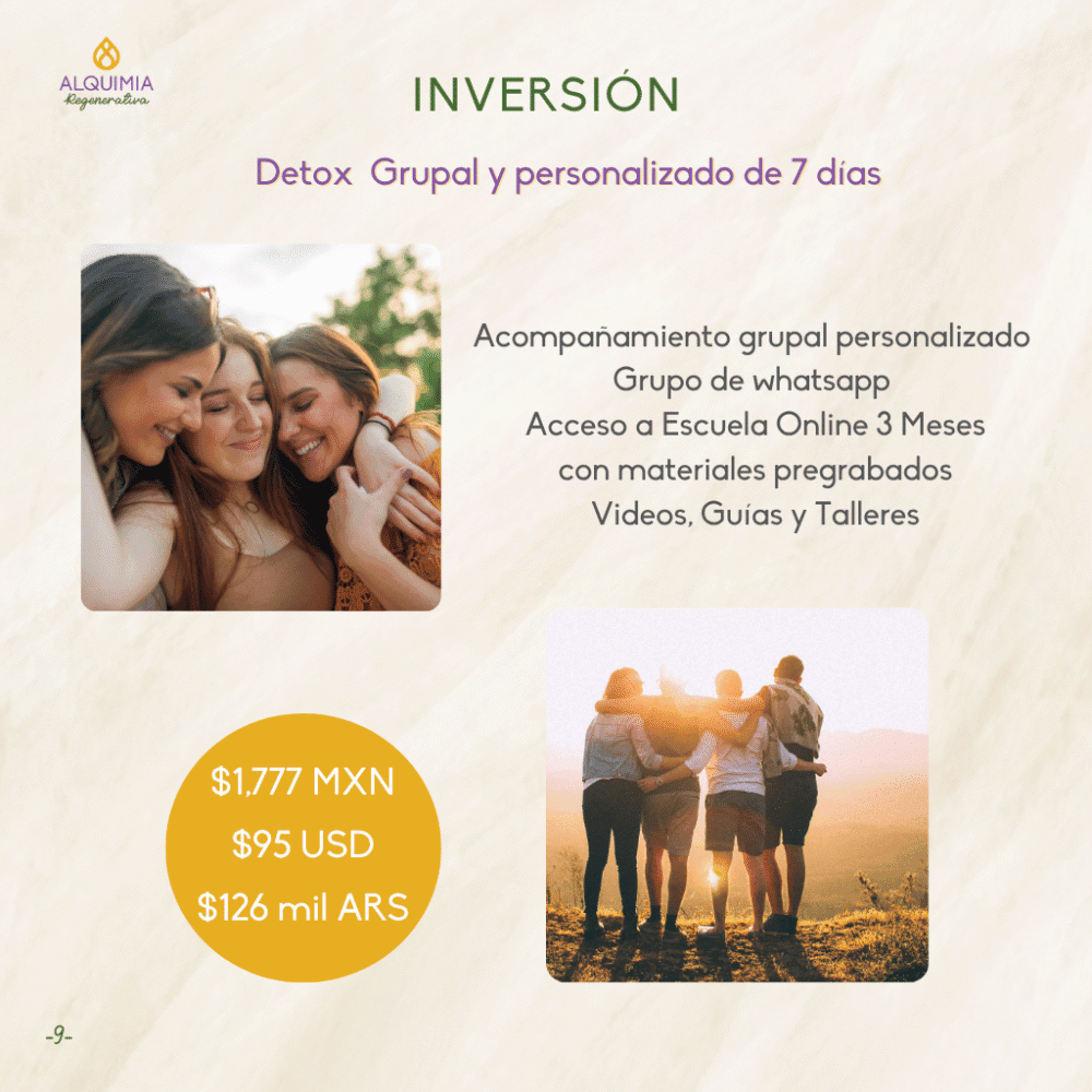 15/8 Detox Grupal 7 Días Desparasitación y Limpieza Hepática - Imagen 9