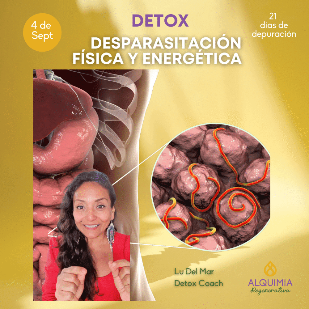 04/9 Detox Grupal Desparasitación Física y Energética 21 días