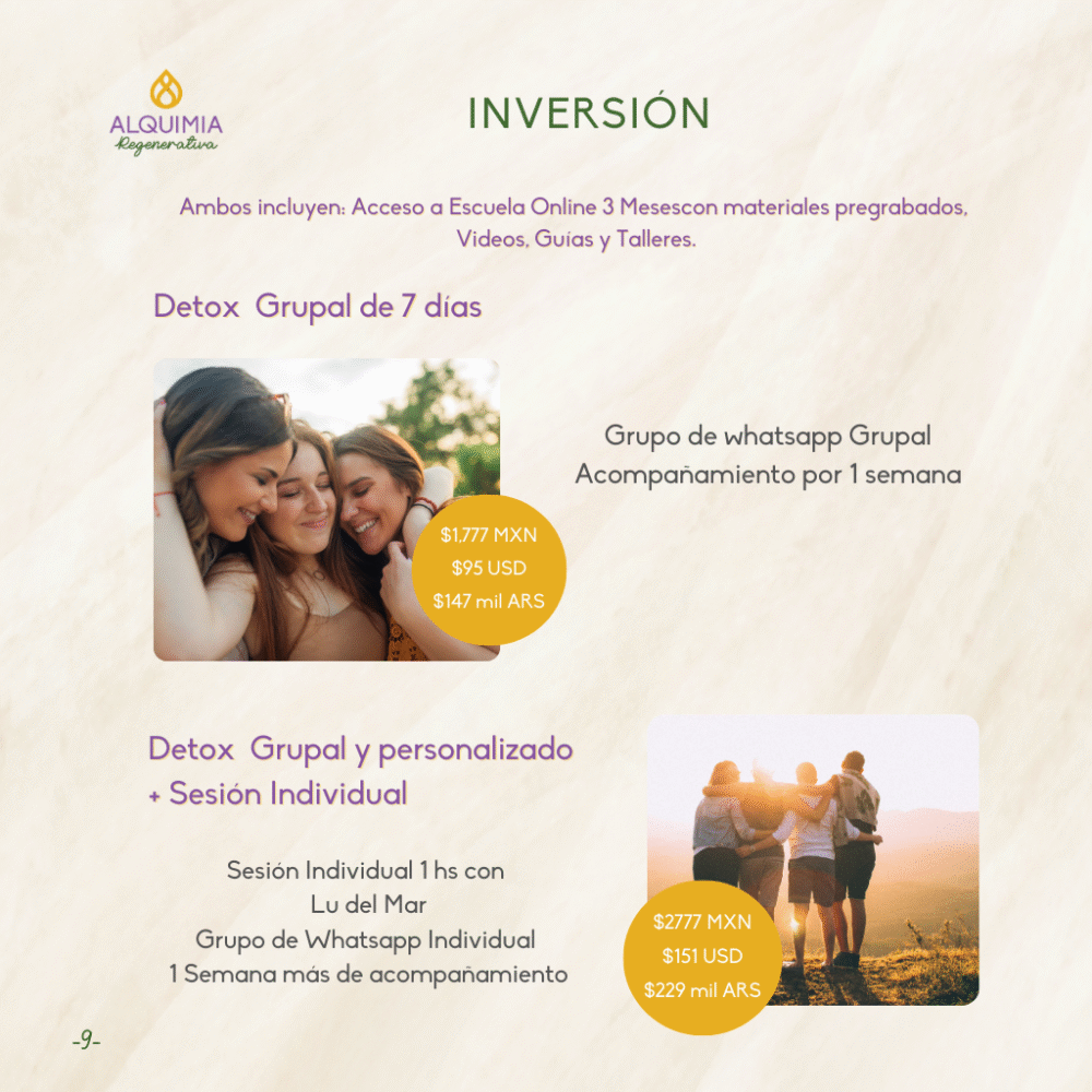 10/10 Detox Grupal 7 Días Desparasitación y Limpieza Hepática - Imagen 10