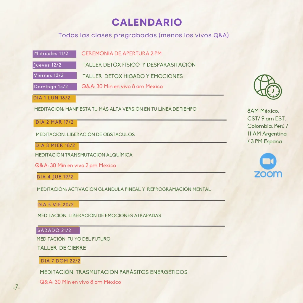 11/2 Detox Grupal 7 Días Desparasitación y Limpieza Hepática - Imagen 7