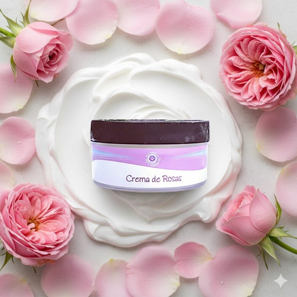 Crema de Rosas Facial - Piel Sensible